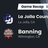 Football Game Recap: La Jolla Country Day Torreys vs. Banning Pilots