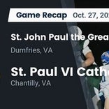 Football Game Recap: Saint John Paul the Great Catholic Wolves vs. Archbishop Carroll Lions