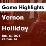 Holliday piles up the points against Vernon