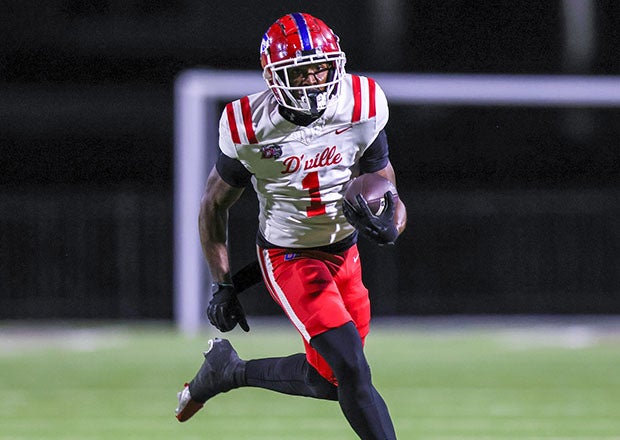 Oregon commit Dakorien Moore helped Duncanville put away DeSoto with four first-half touchdowns. (File photo: Michael Horbovetz)