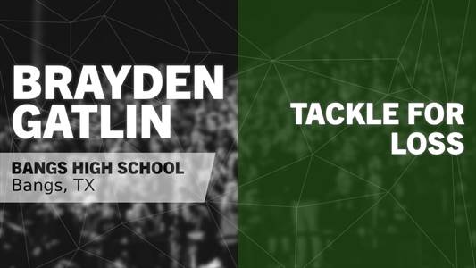 Brayden Gatlin Game Report: vs Colorado