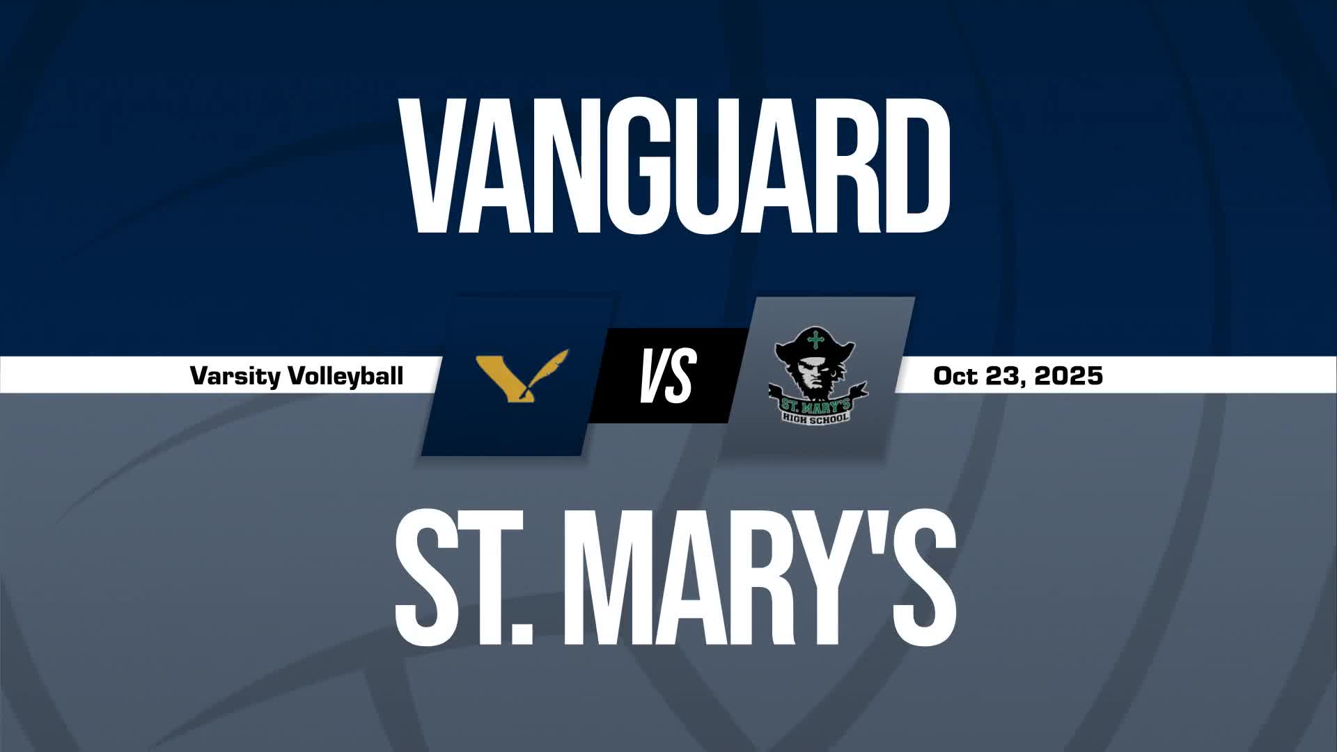 Volleyball Recap: Make It Six in a Row for the Vanguard School + How To Watch
