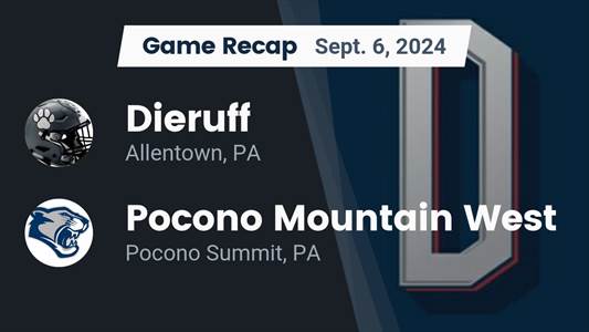 Football Game Recap: Louis E. Dieruff Gets the Win