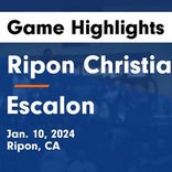 Basketball Game Recap: Escalon Cougars vs. Ripon Christian Knights