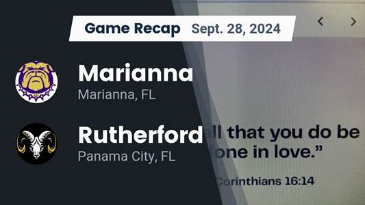 Football Recap: Rutherford Takes a Loss