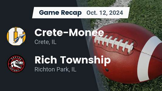 Football Recap: Crete-Monee Piles Up the Points Against Rich Tow