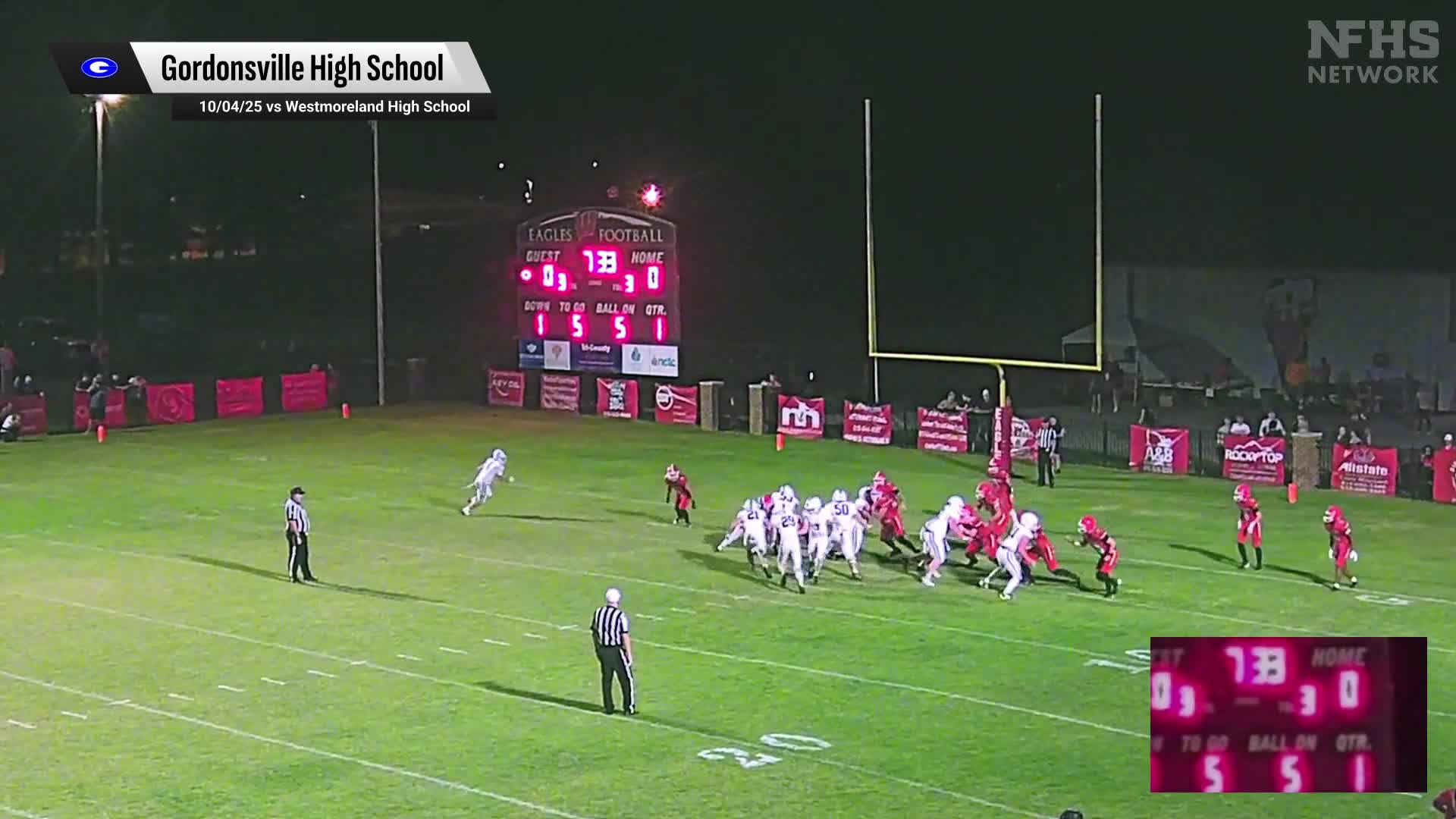 Football Recap: Gordonsville Piles Up the Points Against York Institute + How To Watch