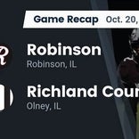 Football Game Recap: Richland County Tigers vs. Robinson Maroons
