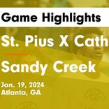 Basketball Game Recap: St. Pius X Catholic Golden Lions vs. South Cobb Eagles