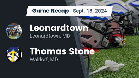 Football Game Recap: Thomas Stone Takes a Loss