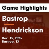 Bastrop vs. Anderson