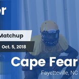 Football Game Recap: Cape Fear vs. Westover