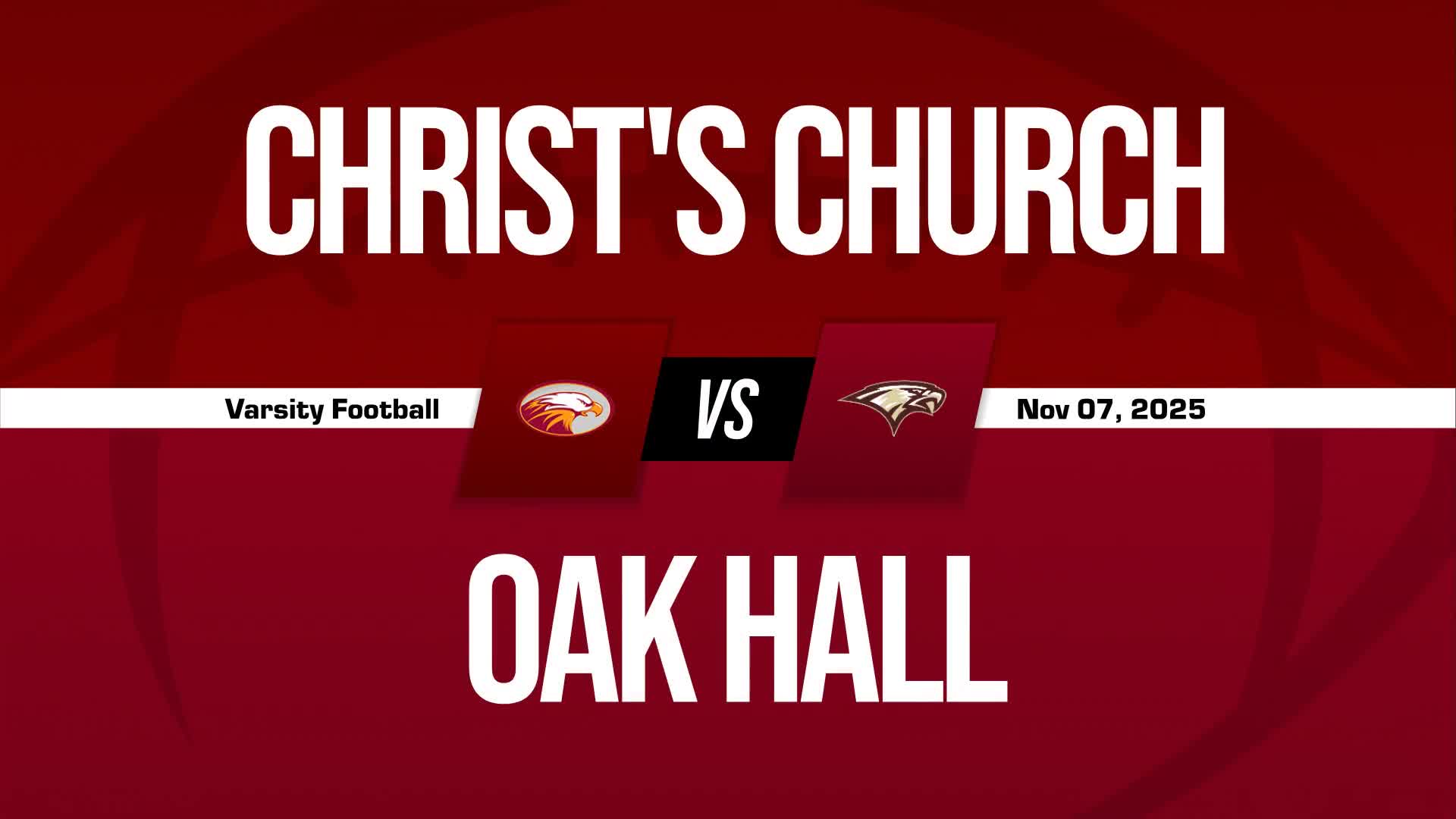 Football Game Preview: Oak Hall Eagles vs. Cambridge Christian Lancers + How To Watch