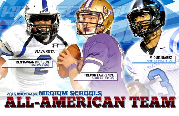 2015 Football Medium Schools All-Americans