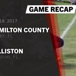 Football Game Preview: Hamilton County vs. Chiefland