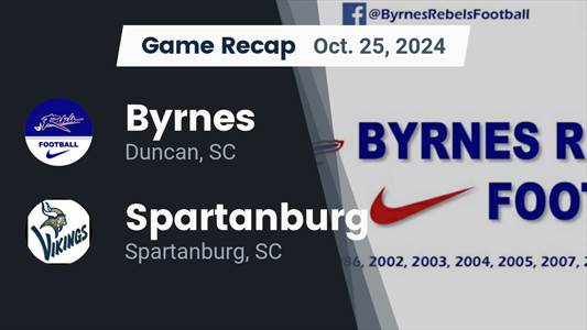 Football Game Preview: James F. Byrnes Rebels vs. Spartanburg Vikings