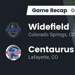 Football Game Recap: Widefield Gladiators vs. Centaurus Warriors