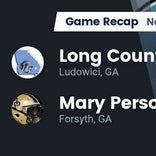 Football Game Recap: Long County Blue Tide vs. Mary Persons Bulldogs