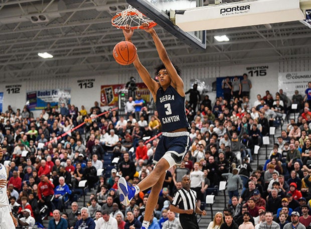 Brandon Boston Jr. throws down a dunk last month at the Metro Classic in New Jersey.