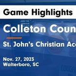 St. John's Christian Academy has no trouble against Calhoun Academy