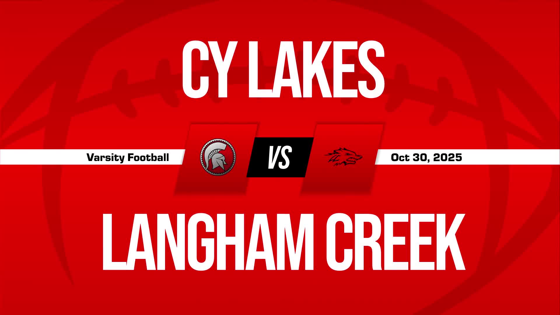 Football Game Preview: Cypress Lakes Spartans vs. Cypress Springs Panthers + How To Watch