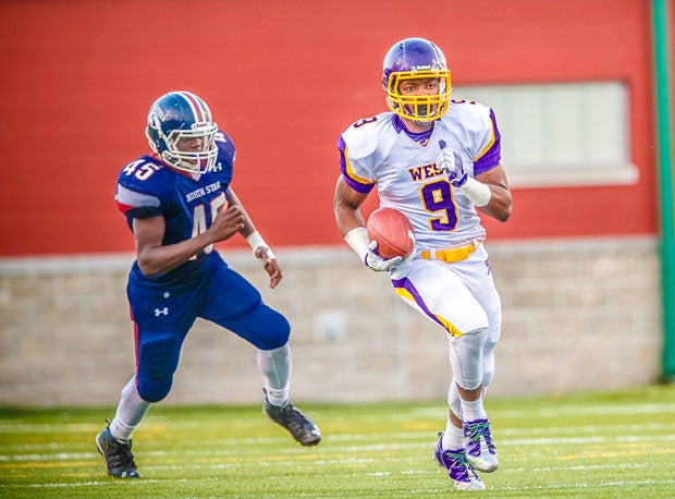 Jaylin Bradley ran for an amazing 496 yards and seven touchdowns in a 63-42 win on Friday.