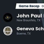 Football Game Recap: John Paul II Guardians vs. Geneva