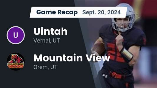 Football Recap: Uintah Victorious