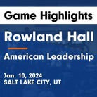 American Leadership Academy piles up the points against Rowland Hall