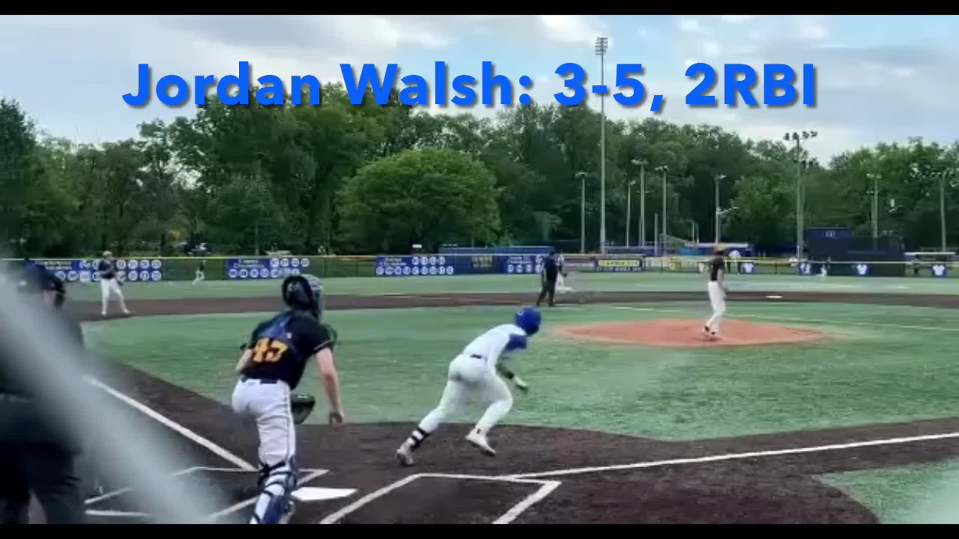 Jordan Walsh Game Report: vs Rahway