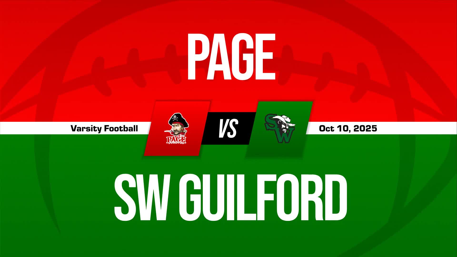Football Recap: Page Takes a Loss + How To Watch