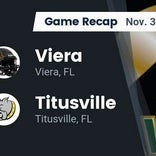 Football Game Recap: Titusville Terriers vs. Viera Hawks