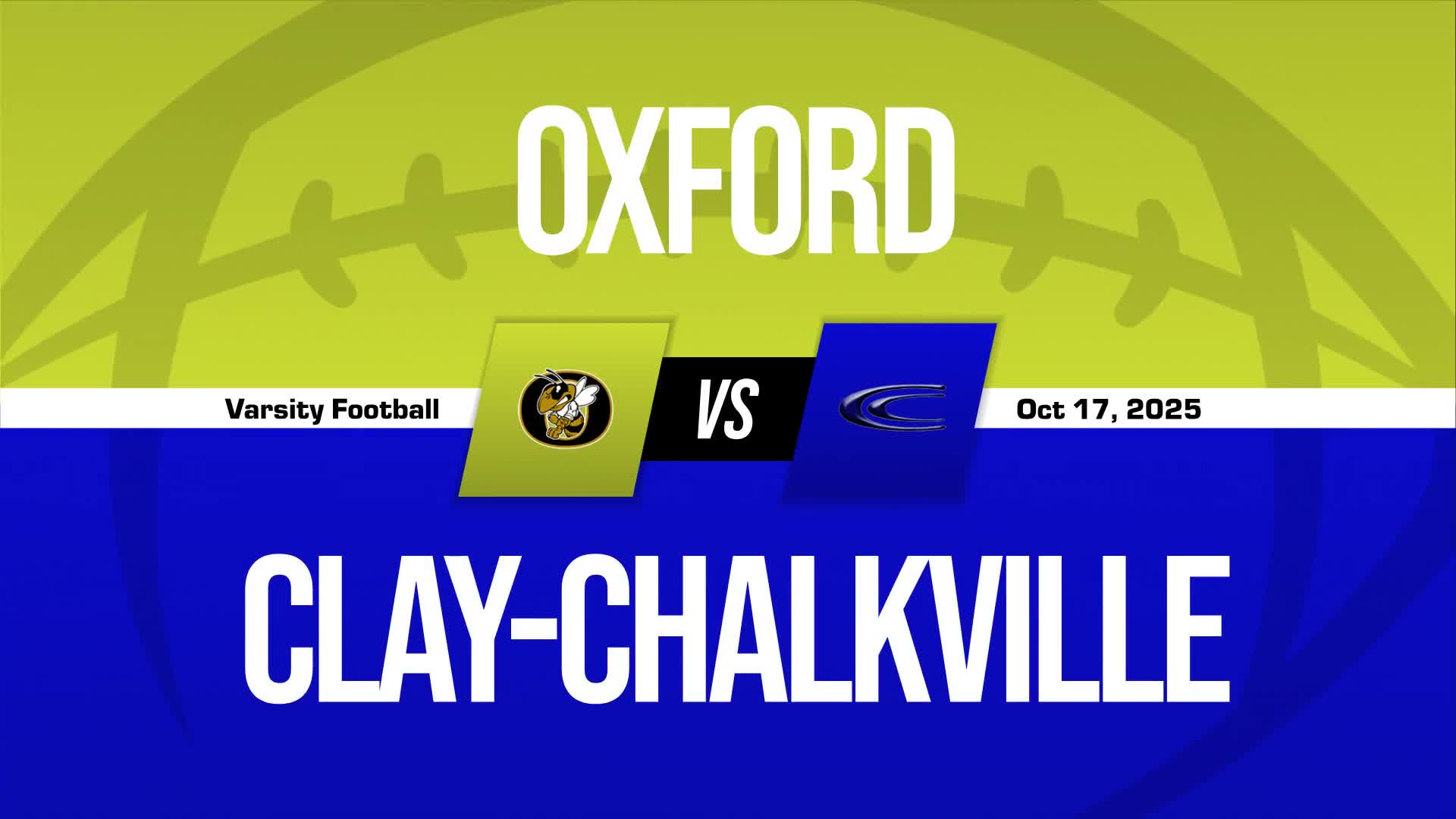 Football Recap: Friday's  Win Is Oxford's Third in Last Four Outings