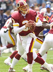 Jeff George with the Washington Redskins.