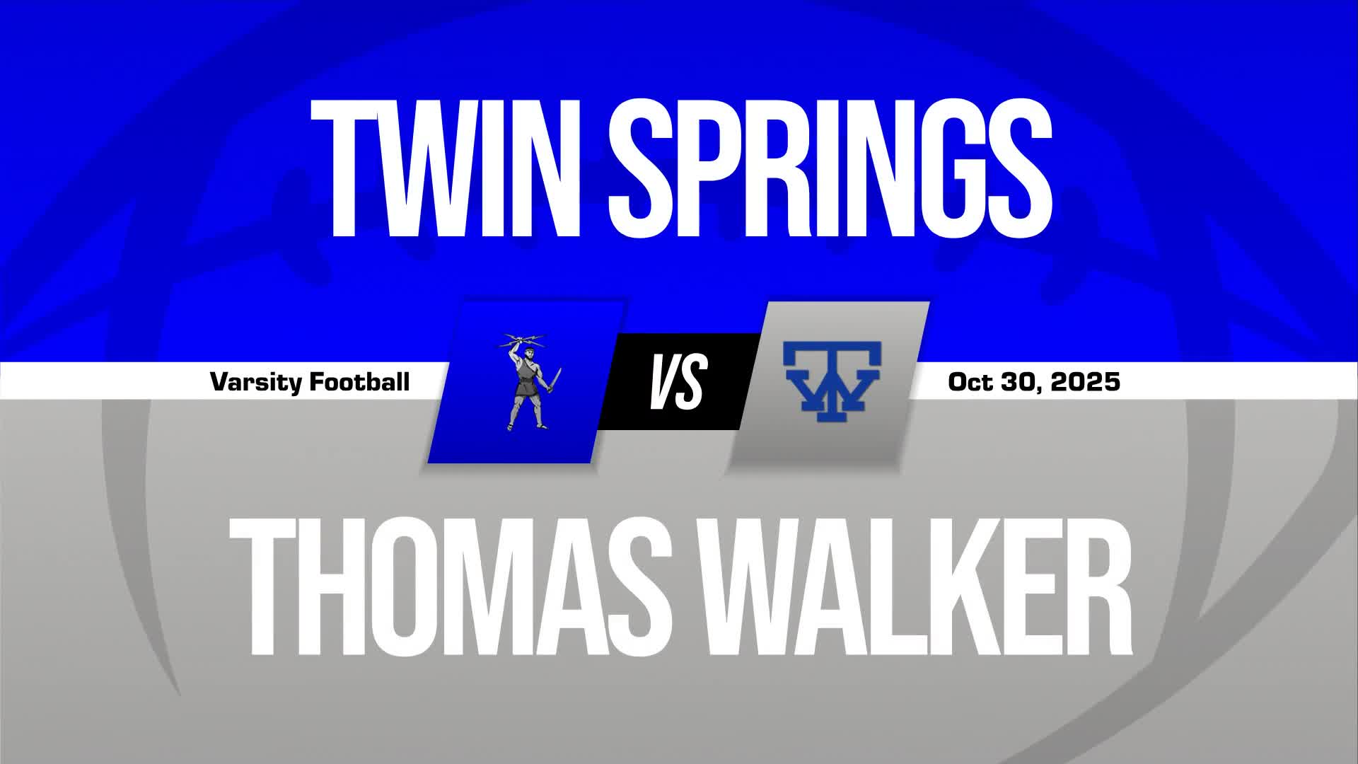 Football Recap: Twin Springs Piles Up the Points Against Thomas Walker + How To Watch