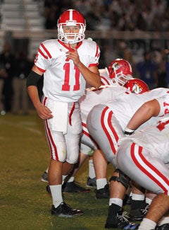 Tyler Burggman is back at the quarterbackspot for Brophy this season.