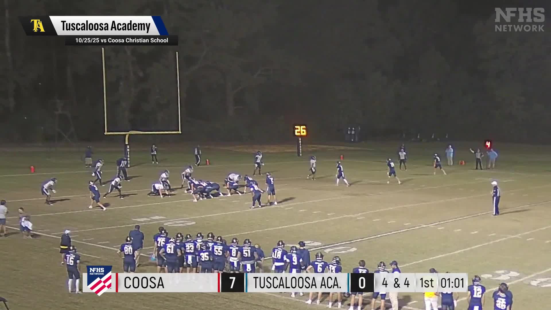 Football Recap: Tuscaloosa Academy Finds Playoff Glory Versus Susan Moore + How To Watch