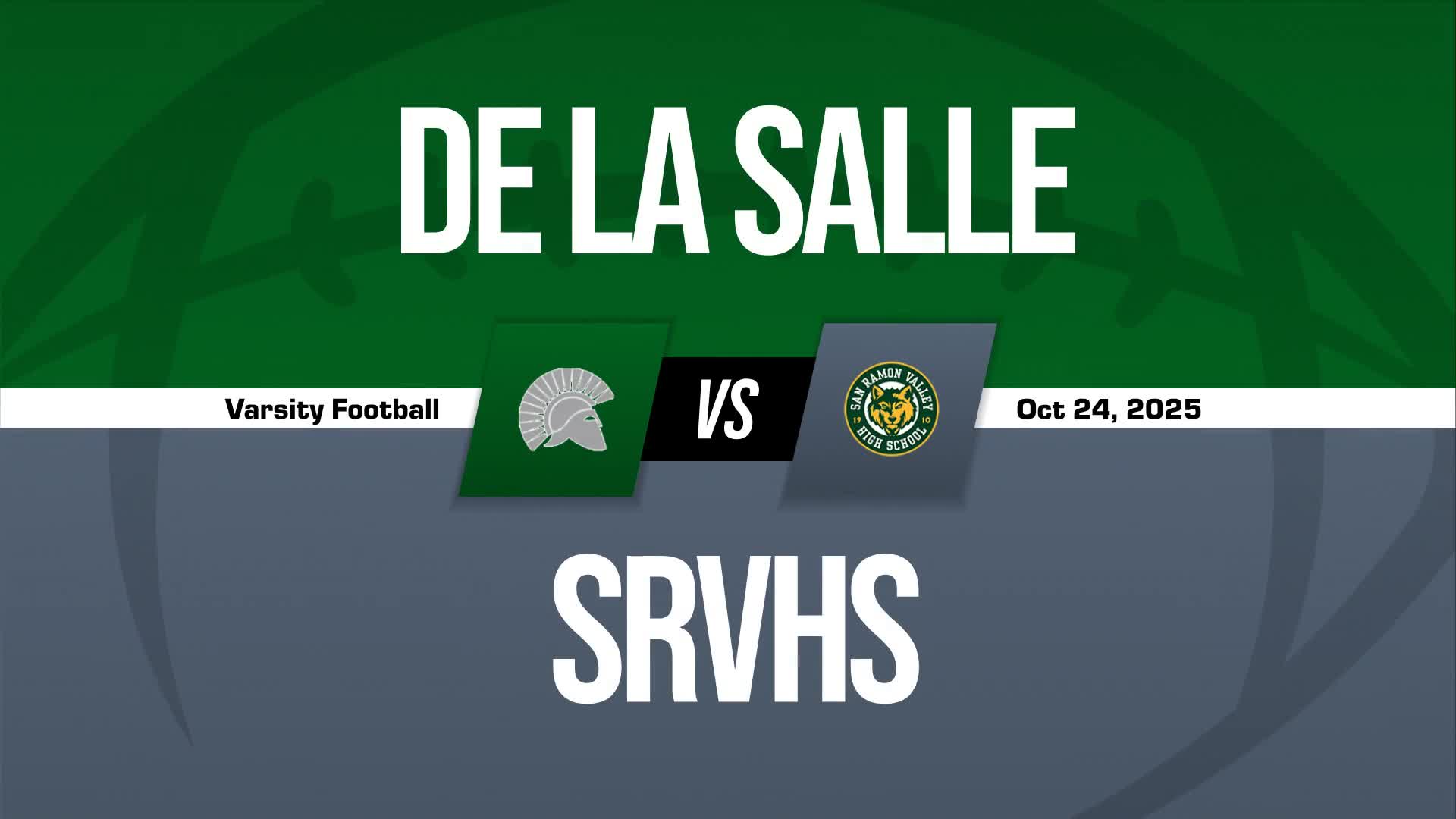 Football Game Preview: San Ramon Valley Wolves vs. Monte Vista Mustangs + How To Watch