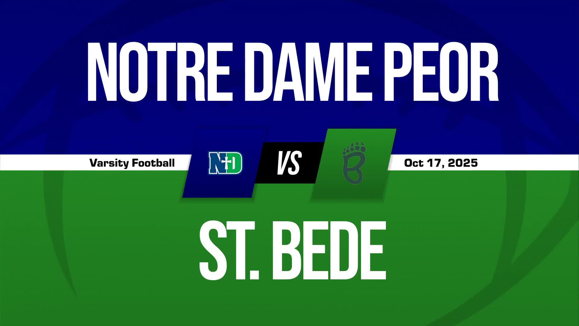 Football Game Preview: Peoria Notre Dame Irish vs. Marengo Indians + How To Watch
