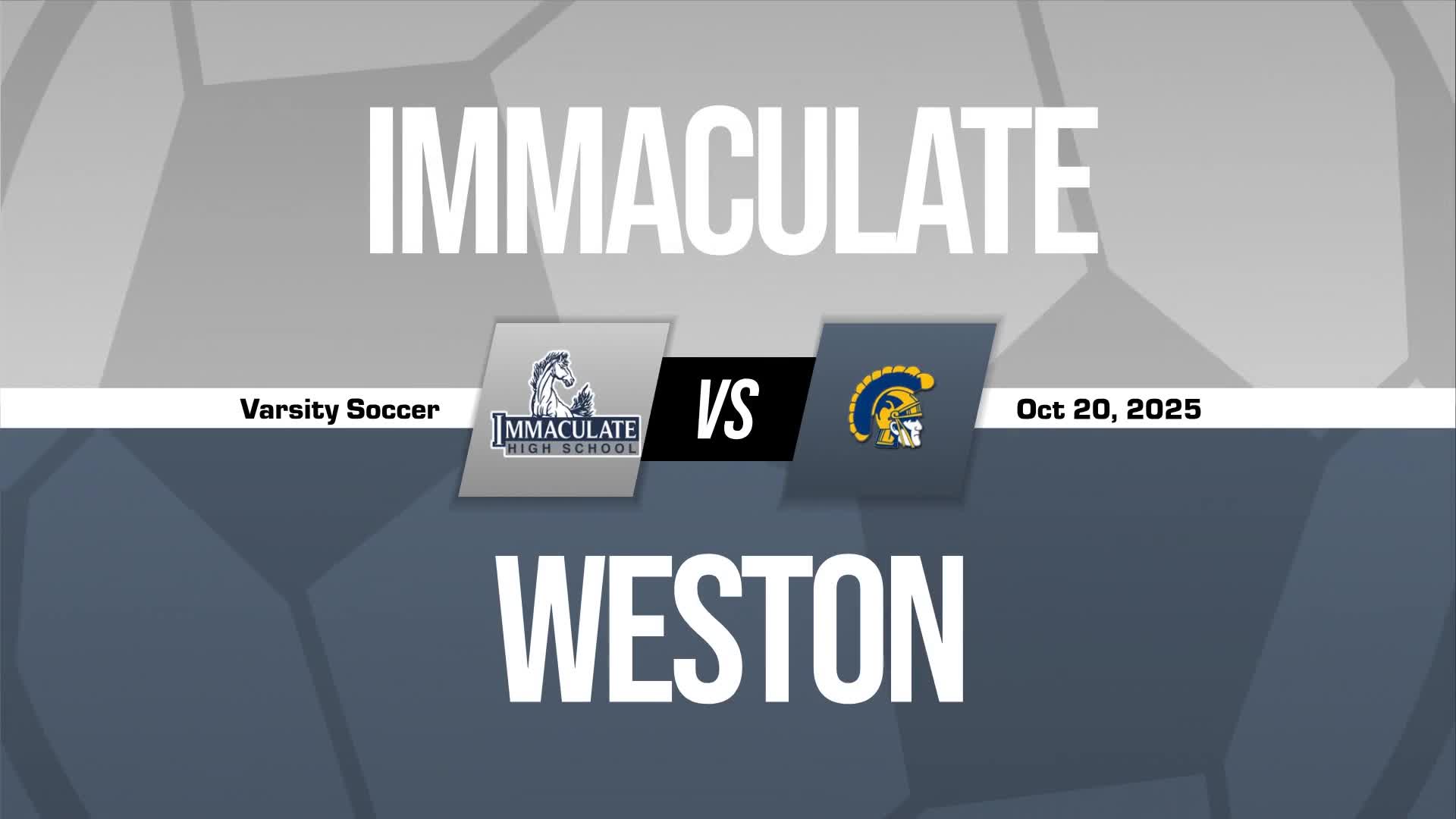 Soccer Recap: Weston's Higher State Rank on Full Display  on Mon