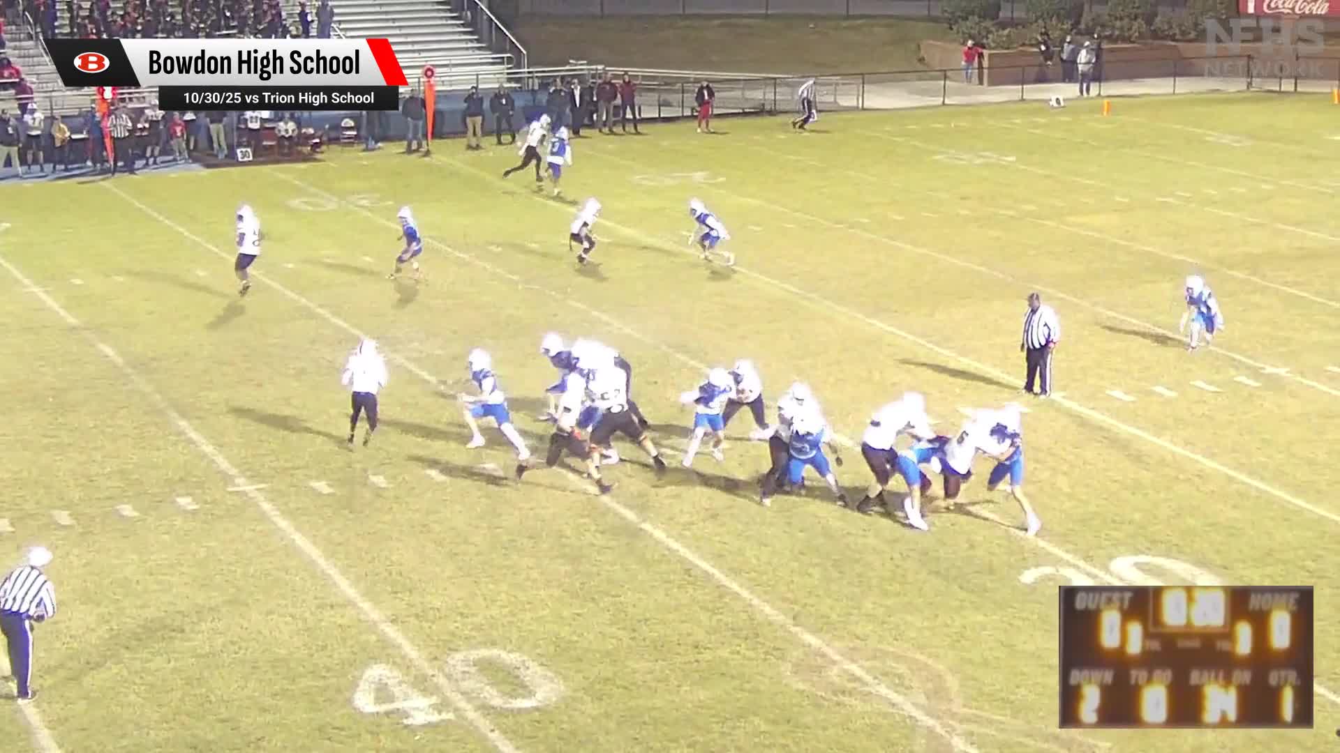 Football Recap: Bowdon Piles Up the Points Against Wilcox County