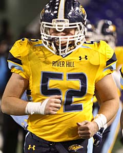Anthony Corrao wears No. 52 in honor of
Ray Lewis.
