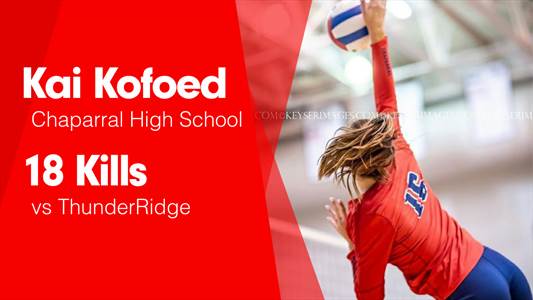 Kai Kofoed Game Report: @ ThunderRidge