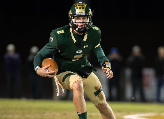 Grayson quarterback Chase Brice carries during Friday night's playoff victory over Mill Creek. 