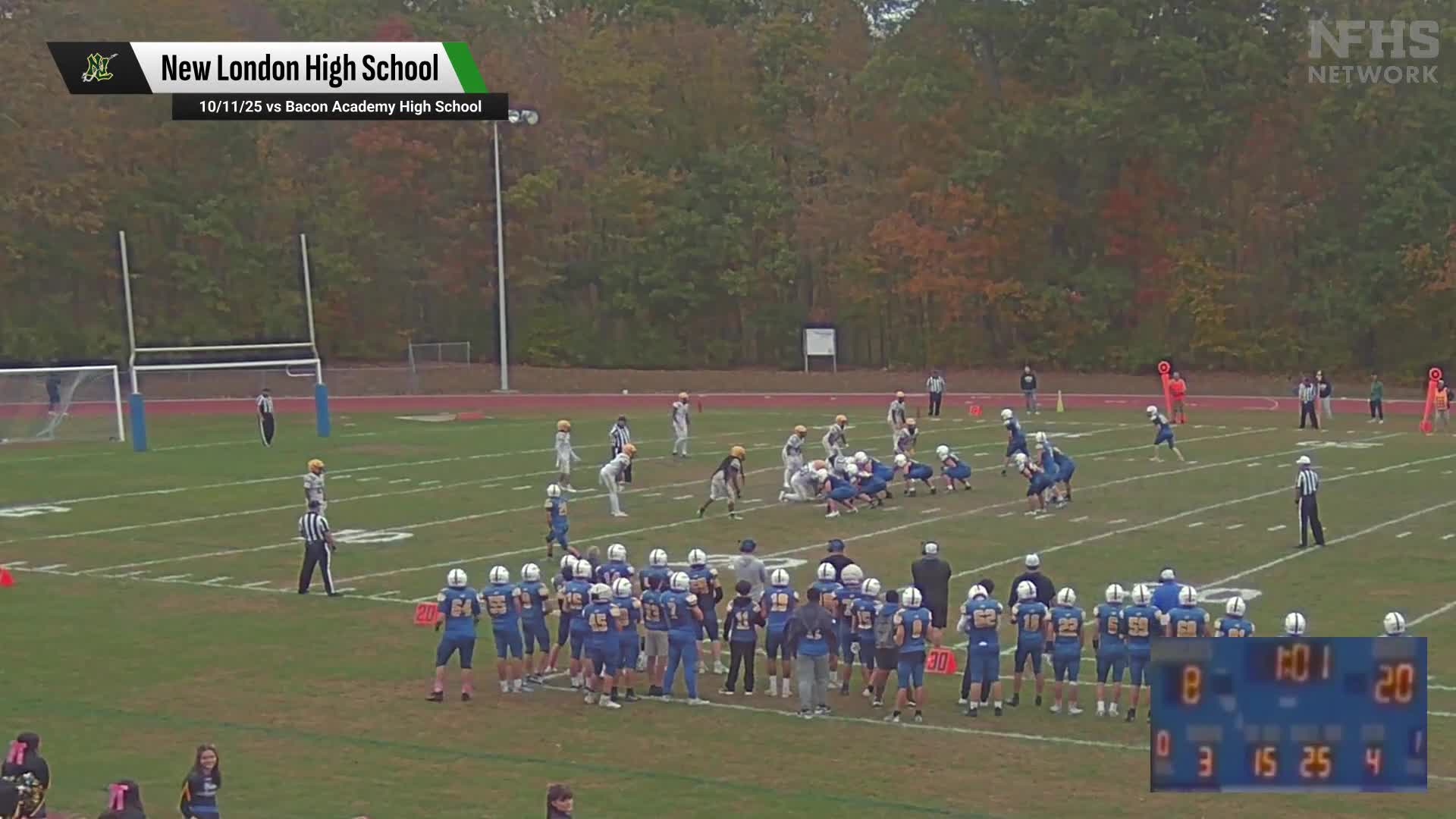 Football Recap: Fitch Skates Past New London with Ease