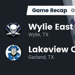 Football Game Recap: Lakeview Centennial Patriots vs. Wylie East Raiders