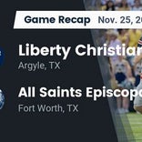 Football Game Recap: All S Saints vs. Liberty Christian Warriors