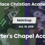 Football Game Recap: Park Place Christian Academy vs. Porter's C