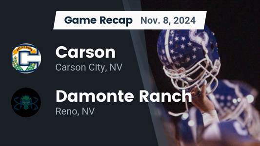 Football Recap: Damonte Ranch Skates Past Carson with Ease