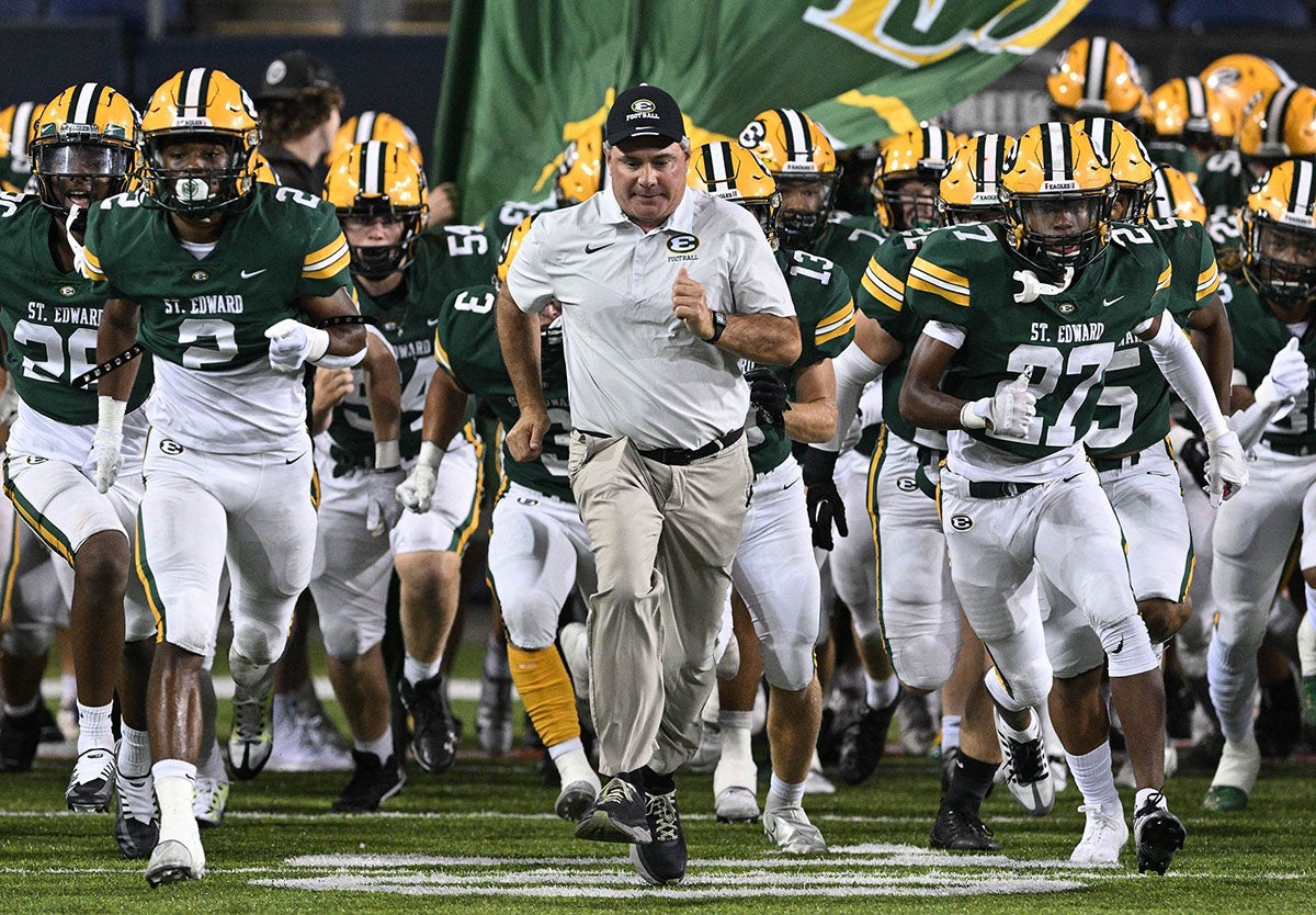St. Edward has finished ranked among the top 25 nationally in six of the last 10 seasons, including No. 3 in 2014. (Photo: Jeff Harwell)